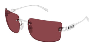 Gucci GG2038S women Silver Rectangle Sunglasses