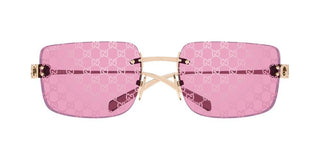 Gucci GG2038S women Gold Rectangle Sunglasses