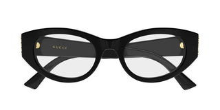 Gucci GG2041O women Black Round Eyeglasses