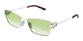 Gucci GG2045S women Silver Cat Eye Sunglasses