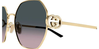 Gucci GG2046S women Gold Geometric Sunglasses