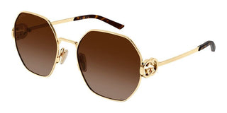Gucci GG2046S women Gold Geometric Sunglasses