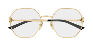 Gucci GG2048O women Gold Geometric Eyeglasses