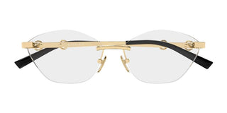 Gucci GG2050O women Gold Cat Eye Eyeglasses
