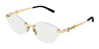 Gucci GG2050O women Gold Cat Eye Eyeglasses