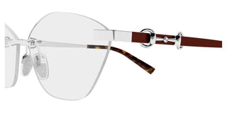 Gucci GG2050O women Silver Cat Eye Eyeglasses
