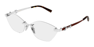 Gucci GG2050O women Silver Cat Eye Eyeglasses