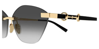 Gucci GG2050S women Gold Cat Eye Sunglasses