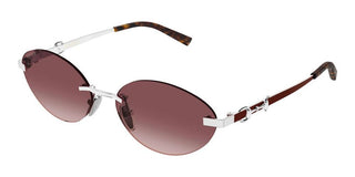 Gucci Gg2051s Women Silver Round Sunglasses