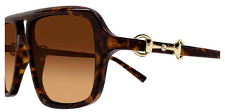 Gucci Gg2052s Women Havana Pilot Sunglasses
