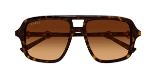 Gucci Gg2052s Women Havana Pilot Sunglasses