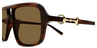 Gucci Gg2052s Women Havana Pilot Sunglasses