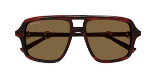 Gucci Gg2052s Women Havana Pilot Sunglasses