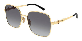 Gucci Gg2053s Women Gold Squared Sunglasses