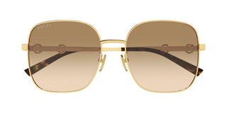 Gucci Gg2053s Women Gold Squared Sunglasses