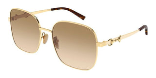 Gucci Gg2053s Women Gold Squared Sunglasses