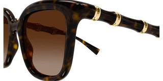 Gucci GG2058S women Havana Squared Sunglasses