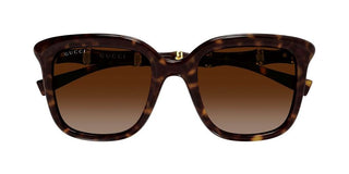 Gucci GG2058S women Havana Squared Sunglasses