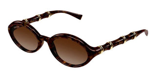 Gucci GG2059S women Havana Oval Sunglasses