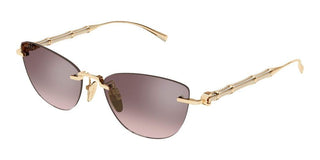 Gucci GG2063S women Gold Cat Eye Sunglasses