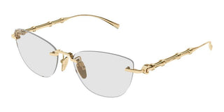 Gucci GG2063S women Gold Cat Eye Sunglasses