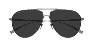 Gucci GG2064S men Black Pilot Sunglasses