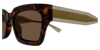 Gucci GG2069S men Havana Squared Sunglasses