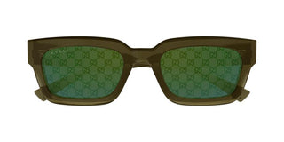 Gucci GG2069S men Green Squared Sunglasses