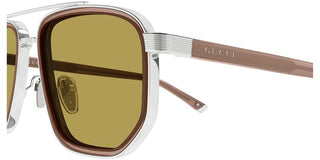 Gucci GG2073S men Silver Squared Sunglasses