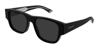 Gucci GG2075S men Black Squared Sunglasses