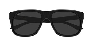 Gucci GG2077S men Black Squared Sunglasses