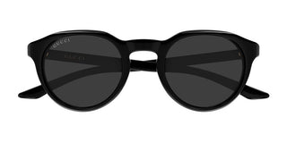 Gucci GG2079S men Black Round Sunglasses