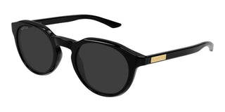 Gucci GG2079S men Black Round Sunglasses