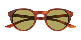 Gucci GG2079S men Havana Round Sunglasses