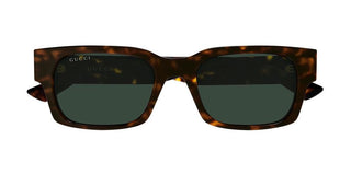 Gucci GG2084S men Havana Squared Sunglasses
