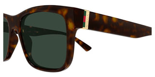 Gucci GG2085S men Havana Squared Sunglasses