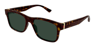 Gucci GG2085S men Havana Squared Sunglasses