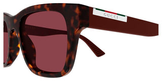 Gucci GG2089S men Havana Squared Sunglasses