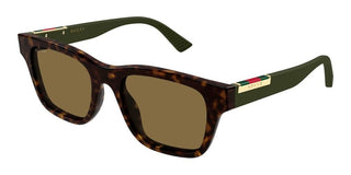 Gucci GG2089S men Havana Squared Sunglasses