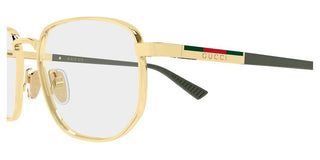 Gucci GG2093O men Gold Round Eyeglasses