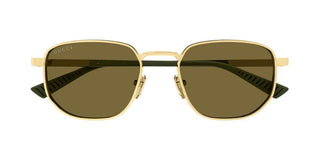 Gucci GG2093S men Gold Squared Sunglasses