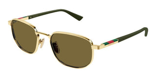 Gucci GG2093S men Gold Squared Sunglasses