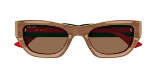 Gucci GG2116S women Brown Cat Eye Sunglasses