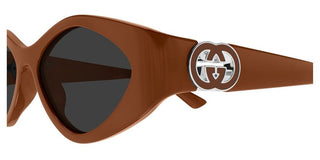 Gucci GG2121S women Brown Geometric Sunglasses