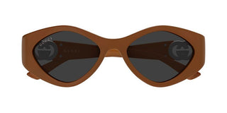 Gucci GG2121S women Brown Geometric Sunglasses