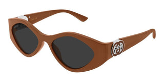 Gucci GG2121S women Brown Geometric Sunglasses