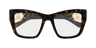 Gucci GG2124O women Havana Cat Eye Eyeglasses