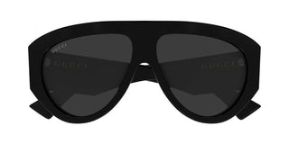Gucci GG2128S men Black Pilot Sunglasses
