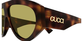 Gucci GG2128S men Havana Pilot Sunglasses