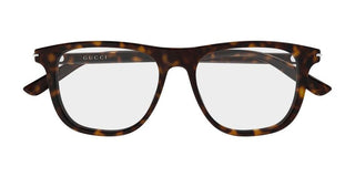 Gucci GG2130O men Havana Squared Eyeglasses